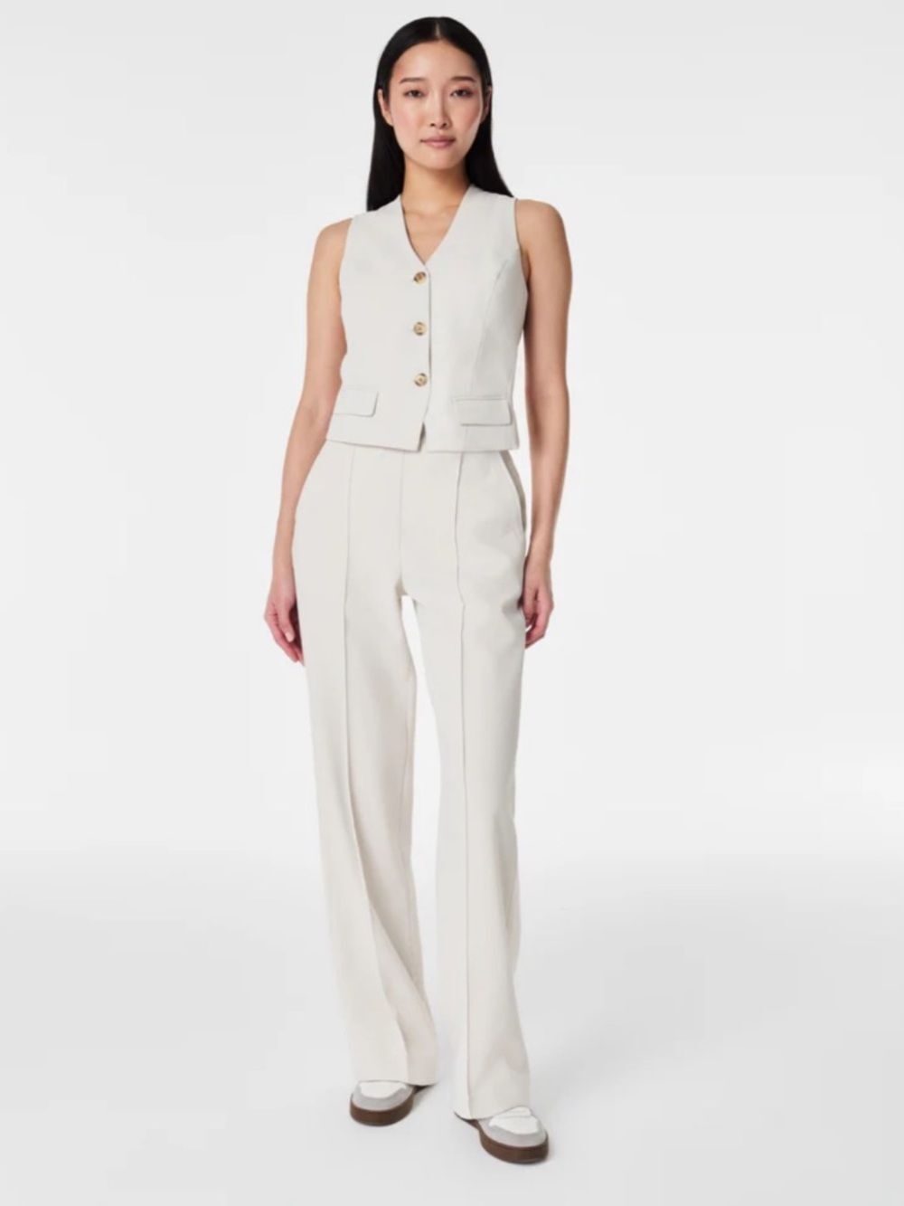 SPANX Care Free Crape Trousers wide leg